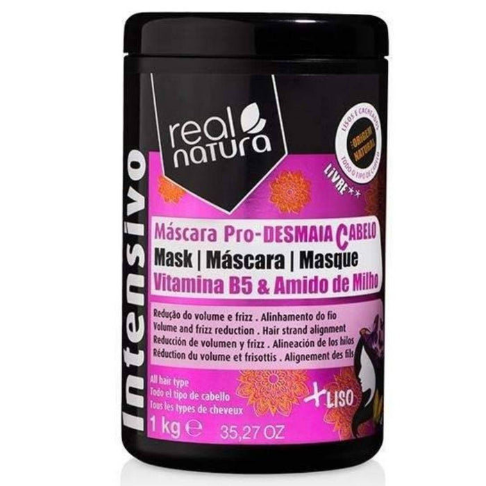 Real Natura Máscara Pro-Desmaia Cabelo 1kg