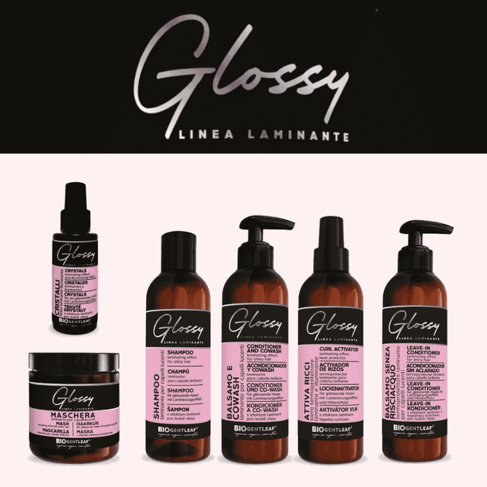 BioGentleaf Activador De Rizos  Glossy  Laminante Para Cabello Brillante 200ml