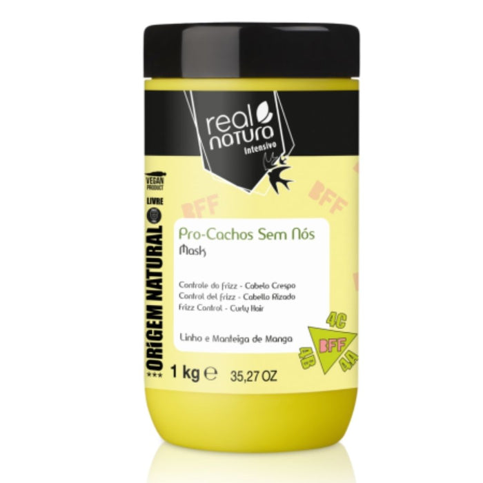 Real Natura Creme de Pentear Pro-Cachos Sem Nós 1kg