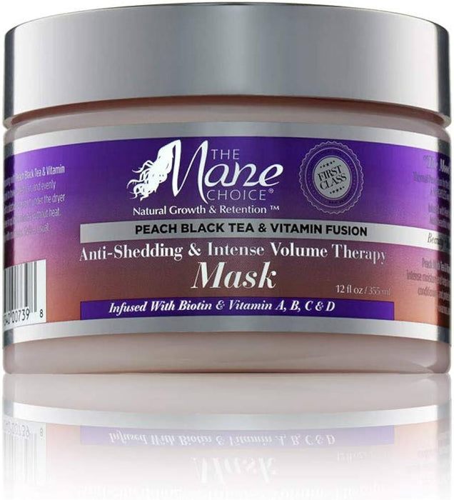 The Mane Choice Peach Black Tea and Vitamin Fusion Anti shedding and Intense Volume Therapy Mask 355ml