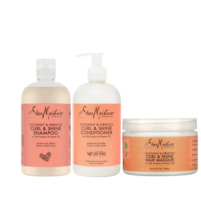 Shea Moisture Coconut & Hibiscus Curl & Shine Pack