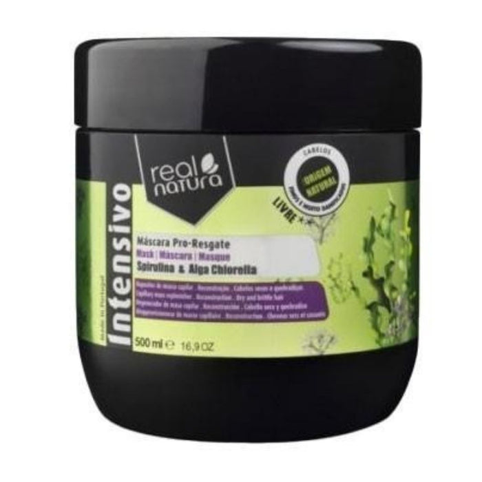 Real Natura Mascarilla Pro-Resgate Spirulina & Alga Chlorella