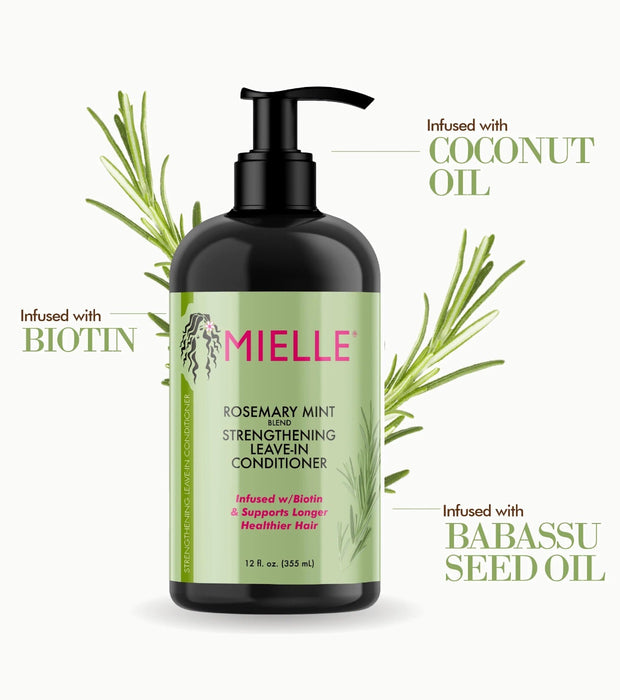 Mielle Rosemary and mint leave-in strengthening conditioner 355ml