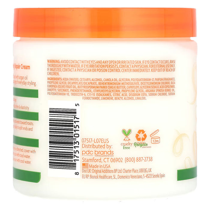 Cantu Shea Butter Argan Oil Leave-In Conditioning Repair Cream 453g