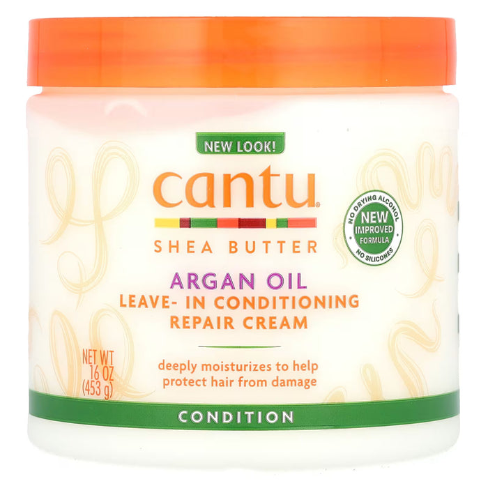 Cantu Shea Butter Argan Oil Leave-In Conditioning Repair Cream 453g