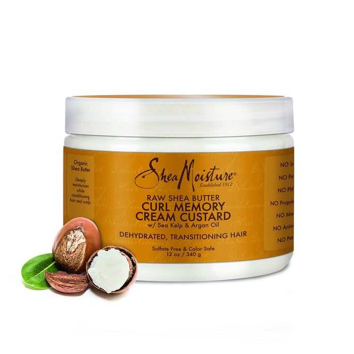 Shea Moisture Raw Shea Butter Curl Memory Cream Custard 340g