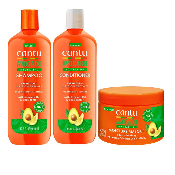 Cantu Avocado Wash Day Collection Pack of 3