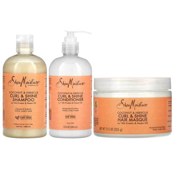 Shea Moisture Coconut & Hibiscus Curl & Shine Pack