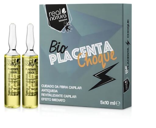 Real Natura Ampollas Bio Placenta Choque 5x10ml - Curly Stop