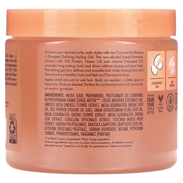 Gel Definidor de Estilo Coco e Hibisco Umidade de Karité