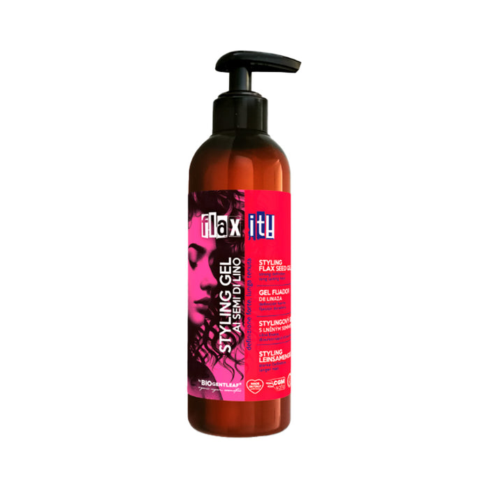 BioGentleaf Flax It Styling Gel Fijador De Linaza AI Semi Di Lino 200ml