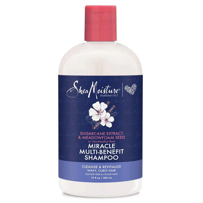 Shea Moisture Sugarcane Extract & Meadowfoam Seed Miracle Shampoo 384ml