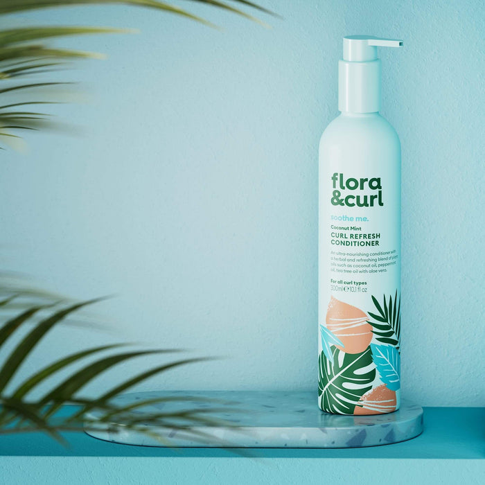 Acondicionador Coconut Mint Curl Refresh Flora & Curl - Curly Stop