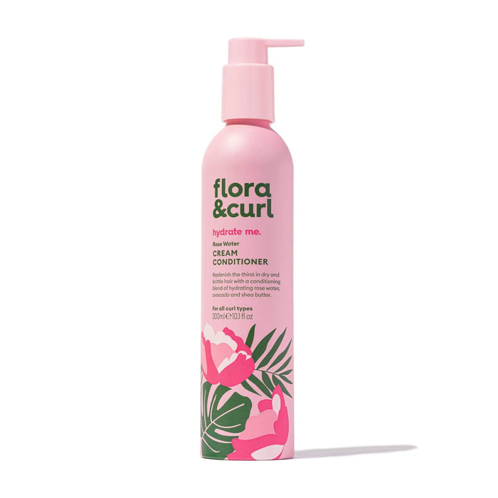 Flora & Curl Hydrate Me Rose Water Cleansing Duo