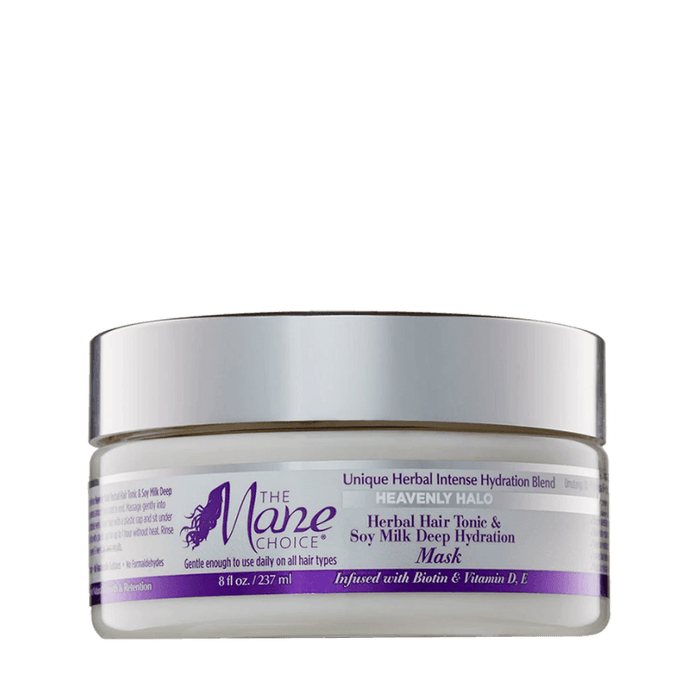 The Mane Choice Heavenly Halo Herbal Hair Tonic& Soy Milk Deep Hydrating Hair Mask 237ml