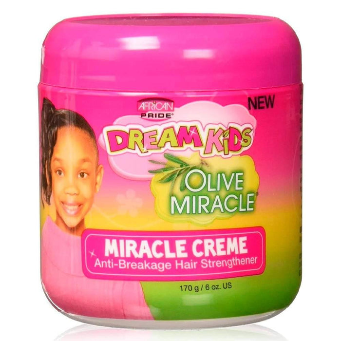 African Pride Dream Kids Olive Miracle Cream Hair Strengthener - Curly Stop