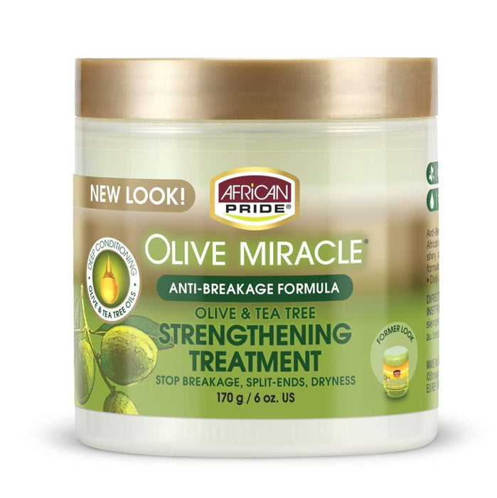 African Pride Olive Miracle Anti-Breakage Cream 5.3oz - Curly Stop