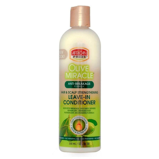 African Pride Olive Miracle Leave-In Conditioner 355ml - Curly Stop