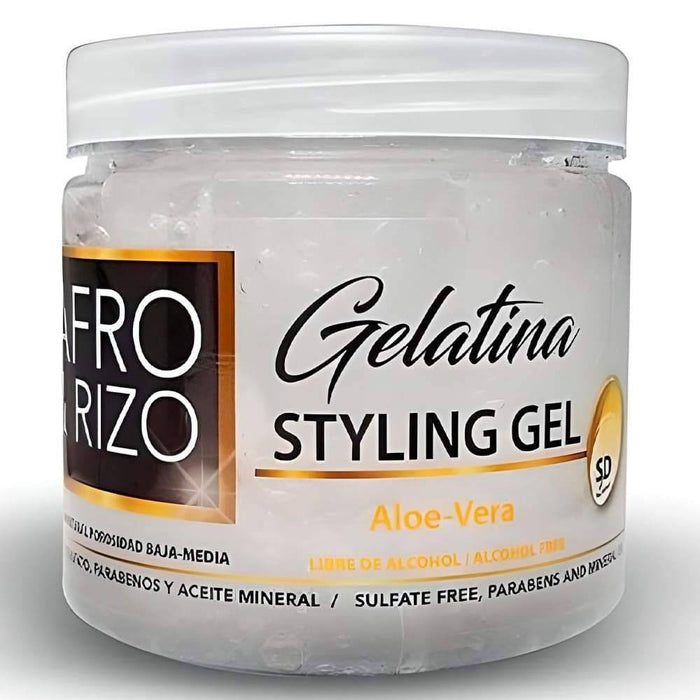 Afro & Rizo Gelatina Con AloeVera 355ml - Curly Stop