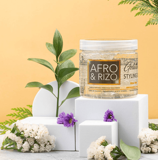 Afro & Rizo Gelatina Con AloeVera 355ml - Curly Stop