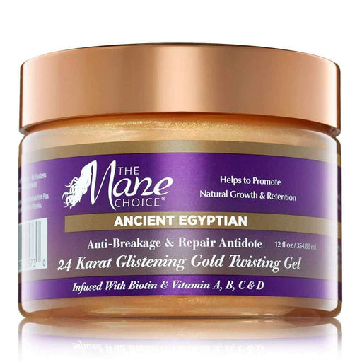 Ancient Egyptian Anti-Breakage & Repair Antidote 24 Karat Glistening Gold Twisting Gel The Mane Choice - Curly Stop