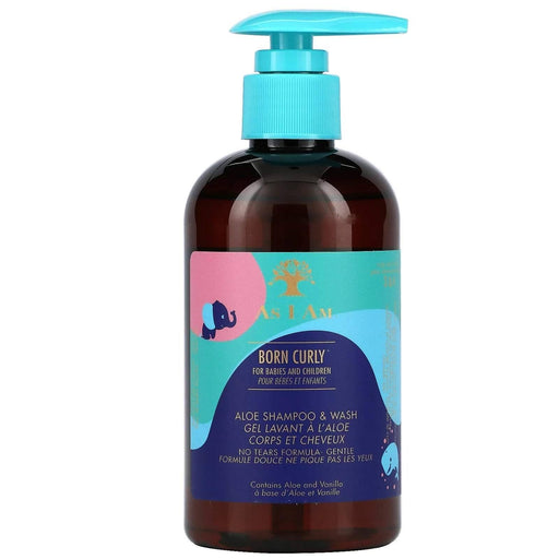 As I Am Born Curly Aloe Shampoo & Wash 240ml - Curly Stop