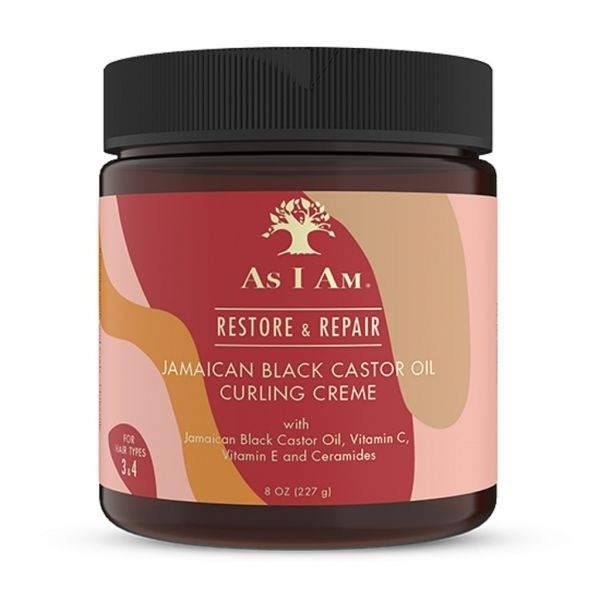 As I Am Jamaican Black Caster Oil Curling Cream 227g - Curly Stop