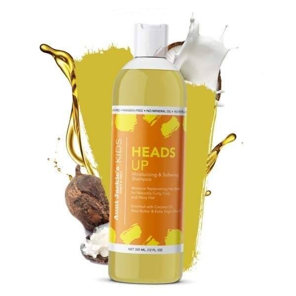 Aunt Jackie's Heads Up Moisturising and Softening Shampoo 355ml - Curly Stop