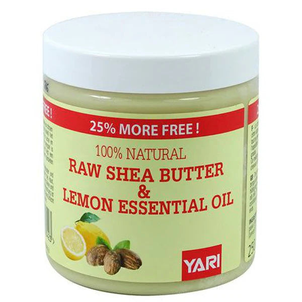 Yari Natural Raw Shea Butter & Lemon Essential Oil 250ml