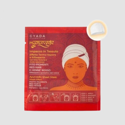 Cabello Hyalurvedic Impacco Ayurvedico In Tessuto Riflessante Red Haira Gyada - Curly Stop