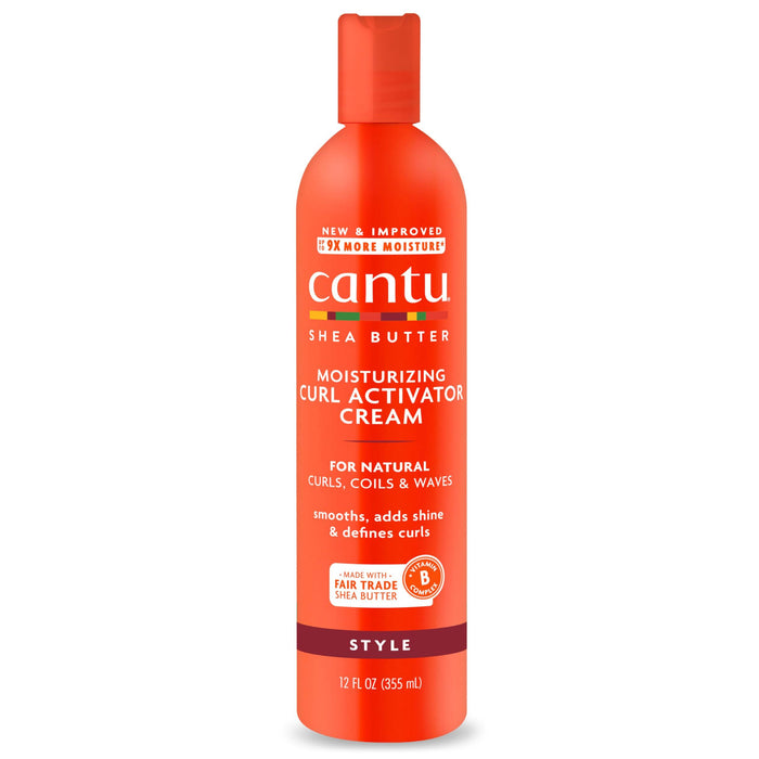 Cantu Shea Butter for Natural Hair Moisturizing Curl Activator Cream 355ml - Curly Stop