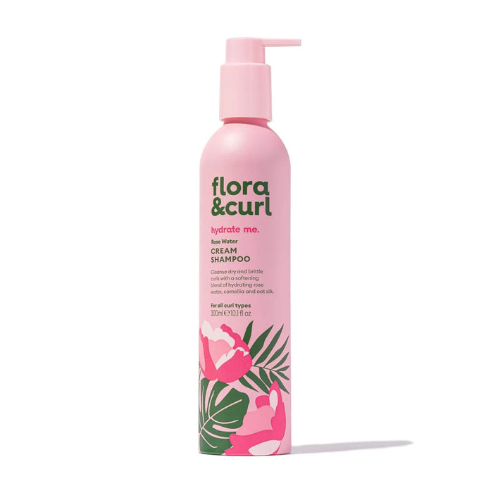 Flora & Curl Hydrate Me Rose Water Cleansing Duo