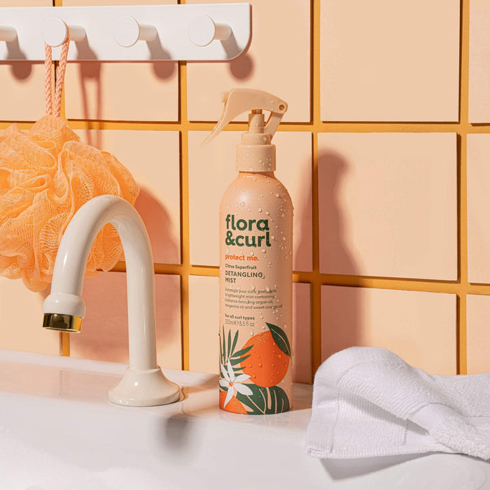 Citrus Superfruit Detangling Mist Flora & Curl - Curly Stop