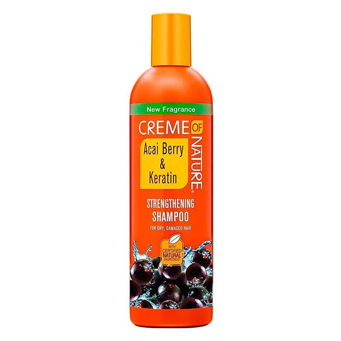 Creme of Nature Acai Berry & Keratin Strengthening Champú 235ml - Curly Stop