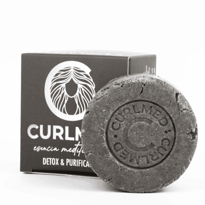 CurlMed Champú Sólido Detox y Purificante 80g - Curly Stop