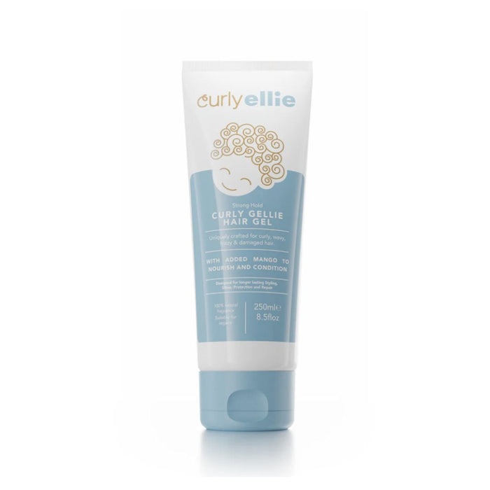 CurlyEllie Curly Gellie Strong Hold Hair Gel 250ml - Curly Stop