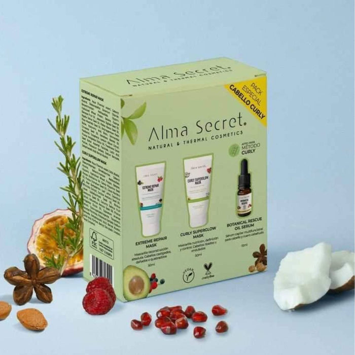 Alma Secret Pack Regalo Minis: Curly & Extreme & Botanical Rescue