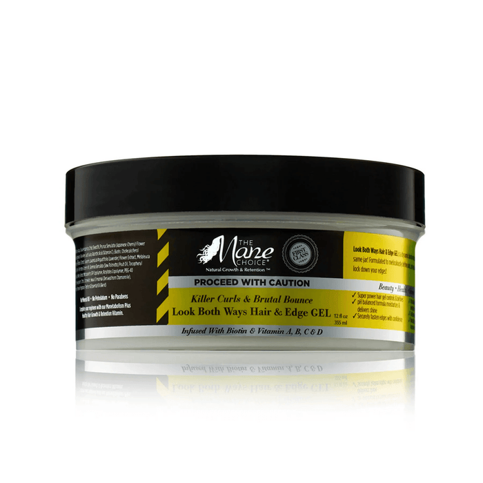 Mane Choice Caution! Killer Curls & Koils! Dualistic Gel 12oz