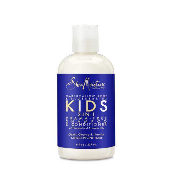 Shea Moisture Marshmallow Root & Blueberries Kids 2-In-1 Drama-Free Shampoo & Conditioner