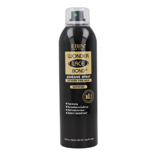 Ebin Wonder Lace Bond Spray Extra Firm Hold Supreme 180ml - Curly Stop