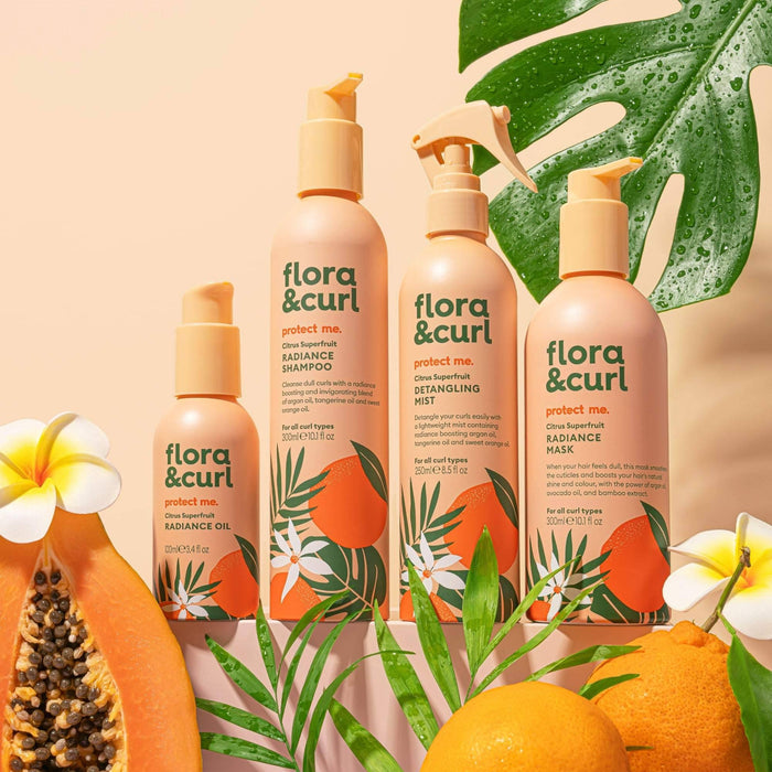 Flora & Curl Protect Me Citrus Superfruit Detangling Mist 250ml - Curly Stop