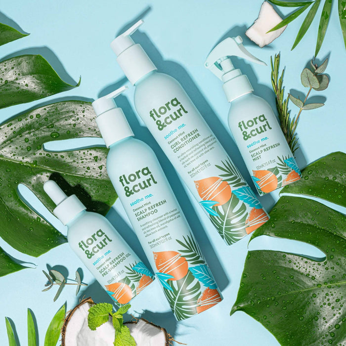 Flora & Curl Soothe Me Coconut Mint Curl Refresh Acondicionador 300ml - Curly Stop