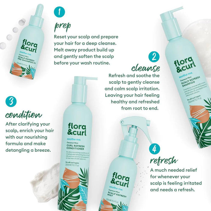 Flora & Curl The Complete Soothing Set - Curly Stop