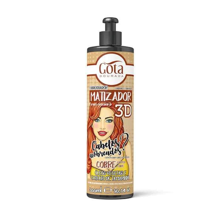 Gota Dourada Matizador 3D 300ml - Curly Stop