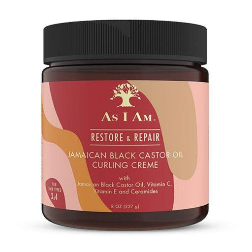 Jamaican Black Caster Oil Curling Cream As I Am - Curly Stop