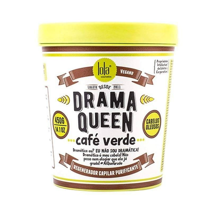 Lola Cosmetics Drama Queen Cafe Ver Mascarilla 450g - Curly Stop