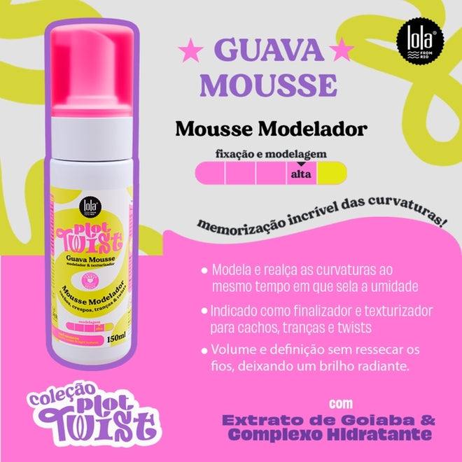 Lola Cosmetics Plot Twist Guava Mousse Modelador 150ml - Curly Stop