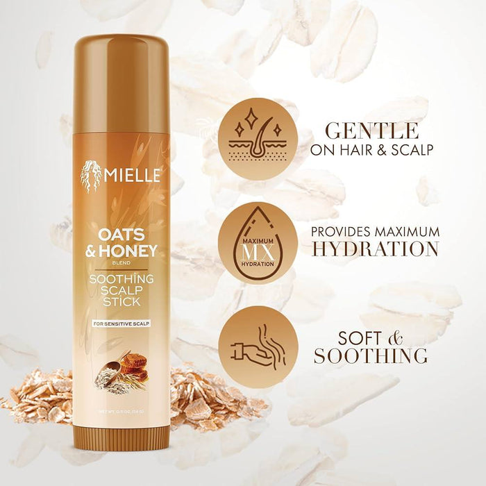 Mielle Oats Honey Soothing Scalp Stick 0.5oz - Curly Stop