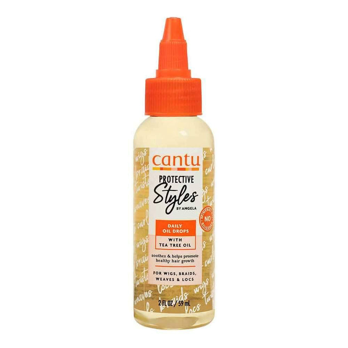 Cantu Protective Styles by Angela Daily Oil Drops 59ml - Curly Stop