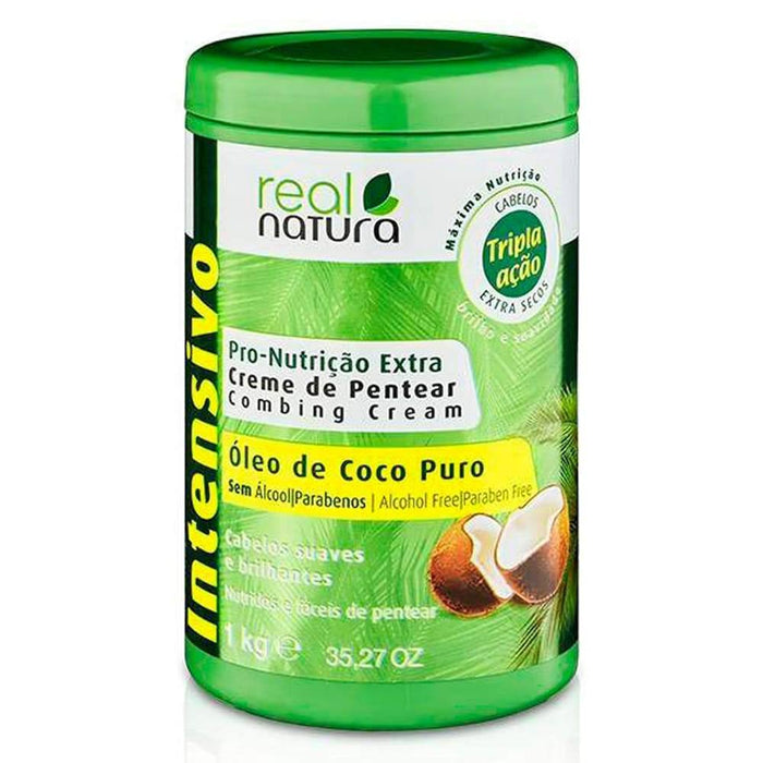 Real Natura Pro-Nutriçao Extra Creme de Pentear 1Kg - Curly Stop